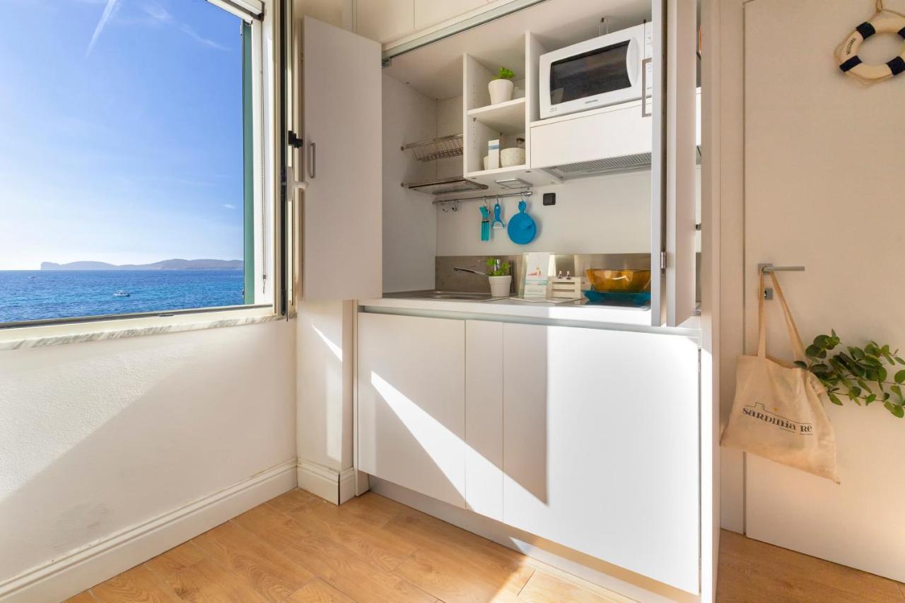 Sardinia Re - Sea View Casa Sole Lägenhet Alghero Exteriör bild